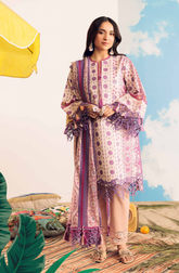 BZ 12 - Bonanza Unstitched Lawn Printed 3P