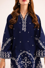 2PC Summer Embroidered Dress - 1137