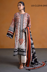 SP 7 - Unstitched Printed Lawn 3P