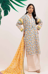 BZ 11 - Bonanza Unstitched Lawn Printed 3P