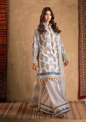 BZ 02 - Bonanza Unstitched Lawn Printed 3P