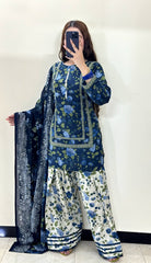 BSN36 - Bin Saeed Unstitched 3 Piece Lawn