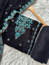 CV15 - Charizma Velvet Embroidered 3P