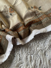 SA21 - Safina Printed Khaddar Jacquard 3P