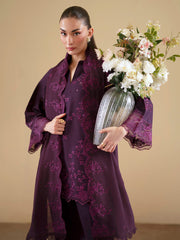 EM-001 | 3 PC Embroidered Luxury Lawn