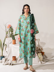 KS06 - Unstitched Printed Lawn 3P