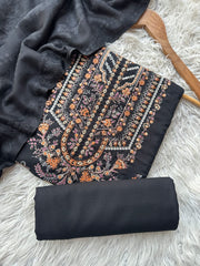 CH73 - Charizma Unstitched Embroidered Winter 3P