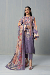 SP 10 - Unstitched Printed Lawn 3P