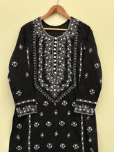Unstitched | Black Stone - Hand Embroidered Shirt