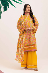 BZ 14 - Bonanza Unstitched Lawn Printed 3P