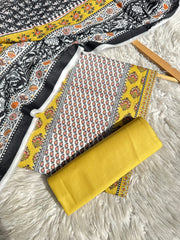 B22 - Bonanza Unstitched Lawn Printed 3P