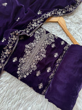 CV30 - Charizma Velvet Embroidered 3P