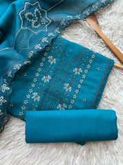 CH35 - Charizma Unstitched Embroidered Winter 3P