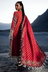 M258 - Sana Safinaz Winter Slub Embroidered 3P