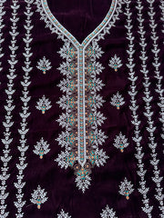 CV18 - Charizma Velvet Embroidered 3P