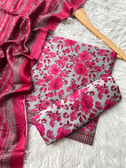 BSN34 - Bin Saeed Unstitched 3 Piece Lawn