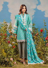 BZ 01 - Bonanza Unstitched Lawn Printed 3P