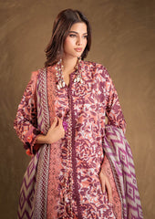 BZ 08 - Bonanza Unstitched Lawn Printed 3P