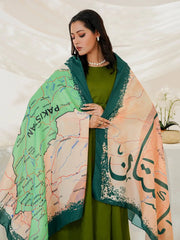 Arz e Pakistan Odhni (Off White) TNG by MD