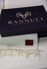 Supreme Quality Plain Off White Pure Woolen Shawl