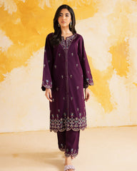 2PC LUXURY EMBROIDERED DRESS - 1100