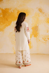 2PC Winter Embroidered Dress - 1115