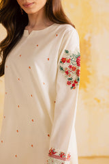 2PC Embroidered Dress - 1115