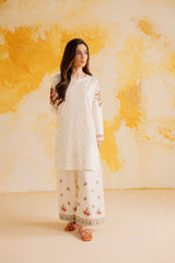 2PC Winter Embroidered Dress - 1115