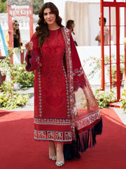 217 - B - Embroidered Lawn 3P