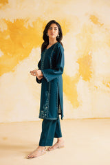 2PC LUXURY EMBROIDERED DRESS - 1106