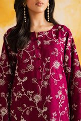 2PC LUXURY EMBROIDERED DRESS - 1112