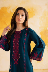 2PC Summer Embroidered Dress - 1105