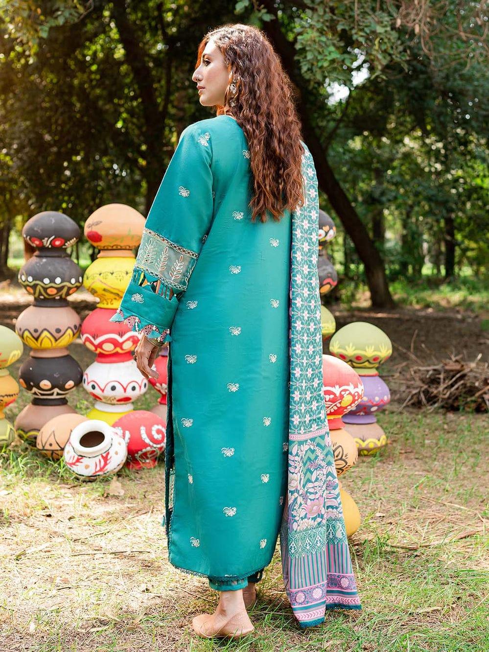 DTW-29 | Dobby Crape Embroidered 3P
