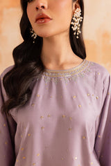 2PC Winter Embroidered Dress - 1091