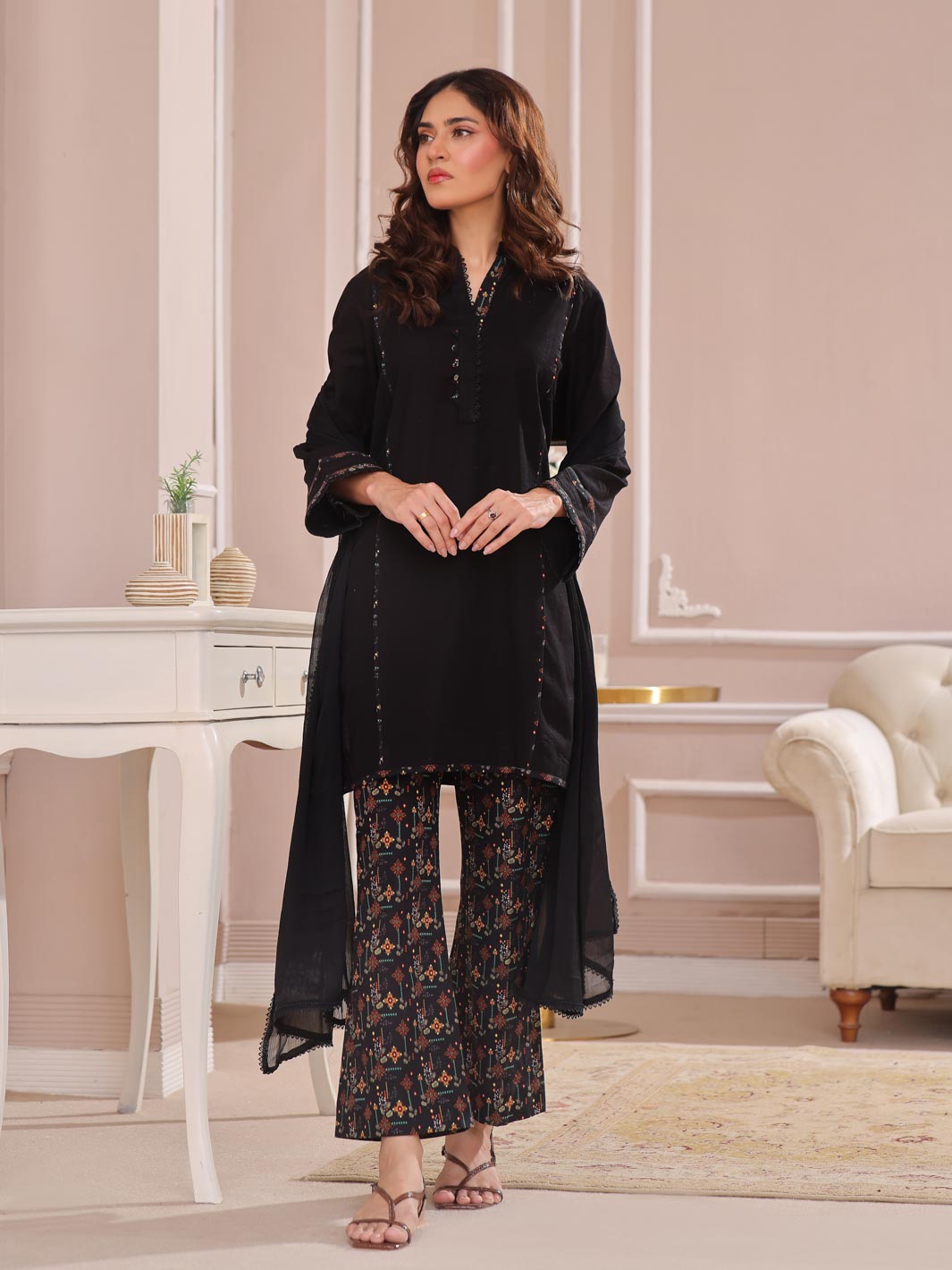 Sehraab 3 Piece | Khaddar |