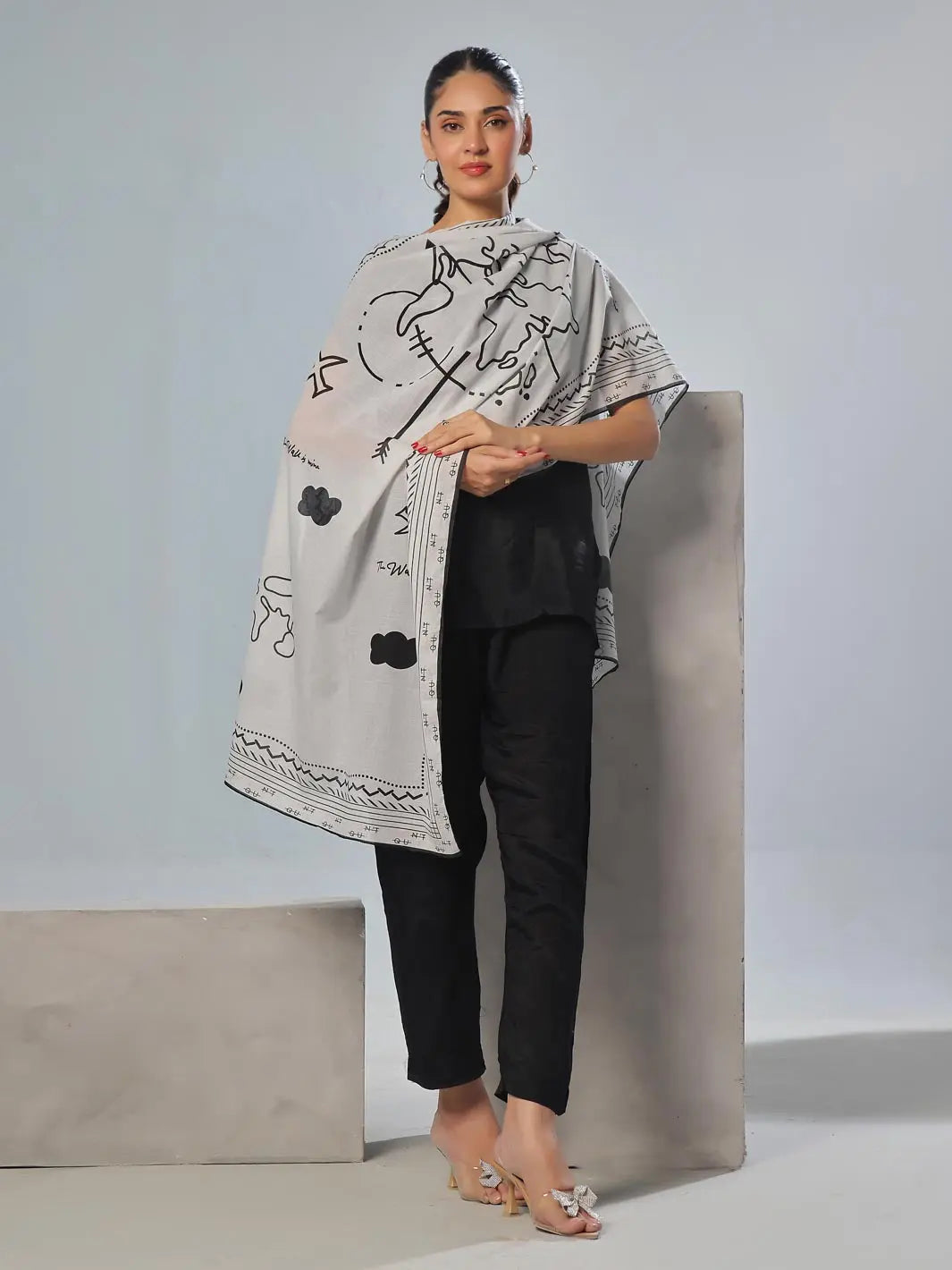 Uraan Lawn Stole TNG by MD