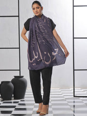 Jaun Elia Stole (Voilet Blue)
