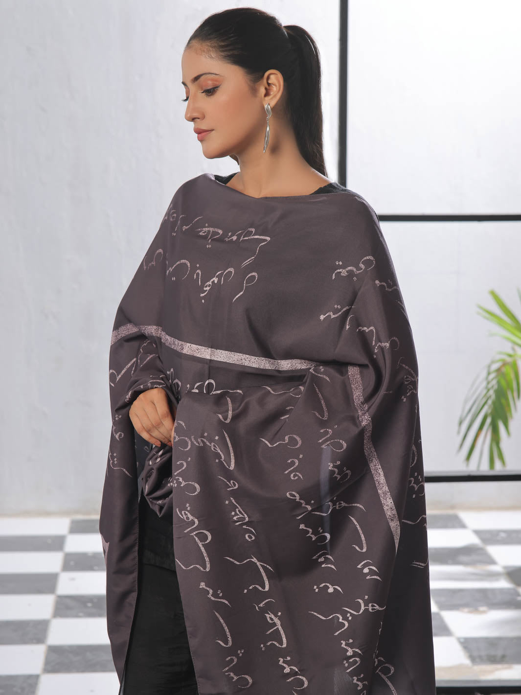 Jaun Elia Stole (Grey)