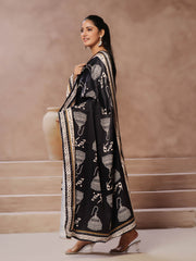 Jhumka Odhni (Black)