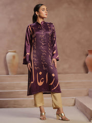 Ghalib ki  khuahish Shirt (Silk)
