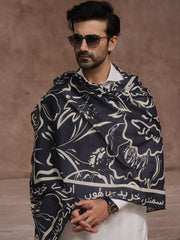 Doodle Art Stole (Men-Black)