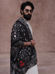 Ishq Ke Tukre Stole (Black - Men)