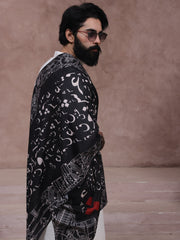 Ishq Ke Tukre Stole (Black - Men)