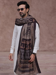 Taj Mahal Shawl (Black - Men)
