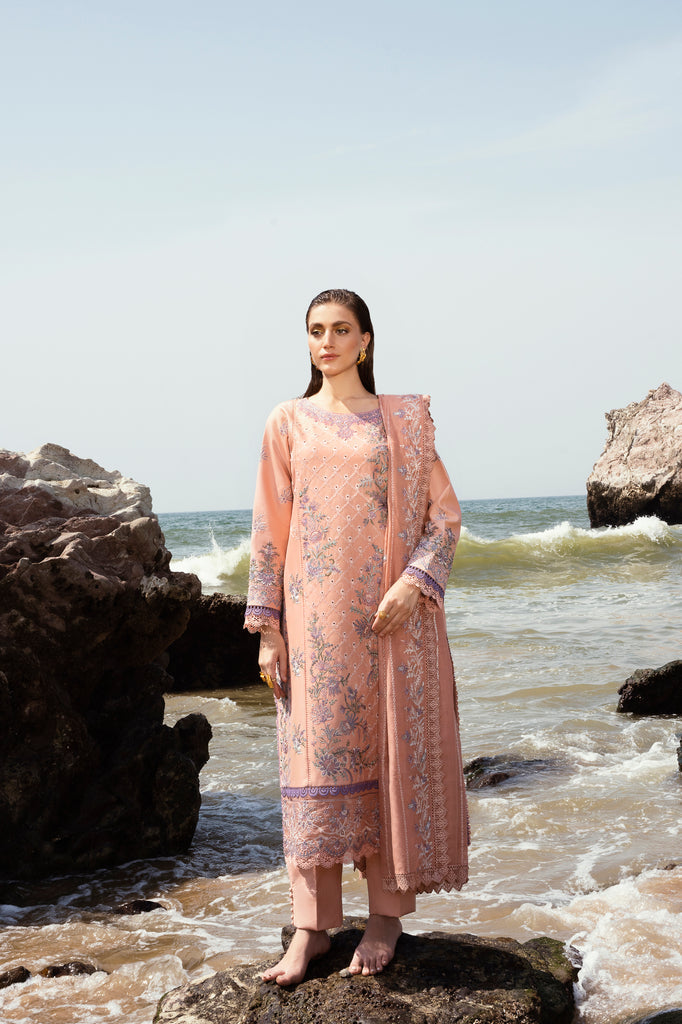 FEE 4A - Eid Embroidered 3P Lawn