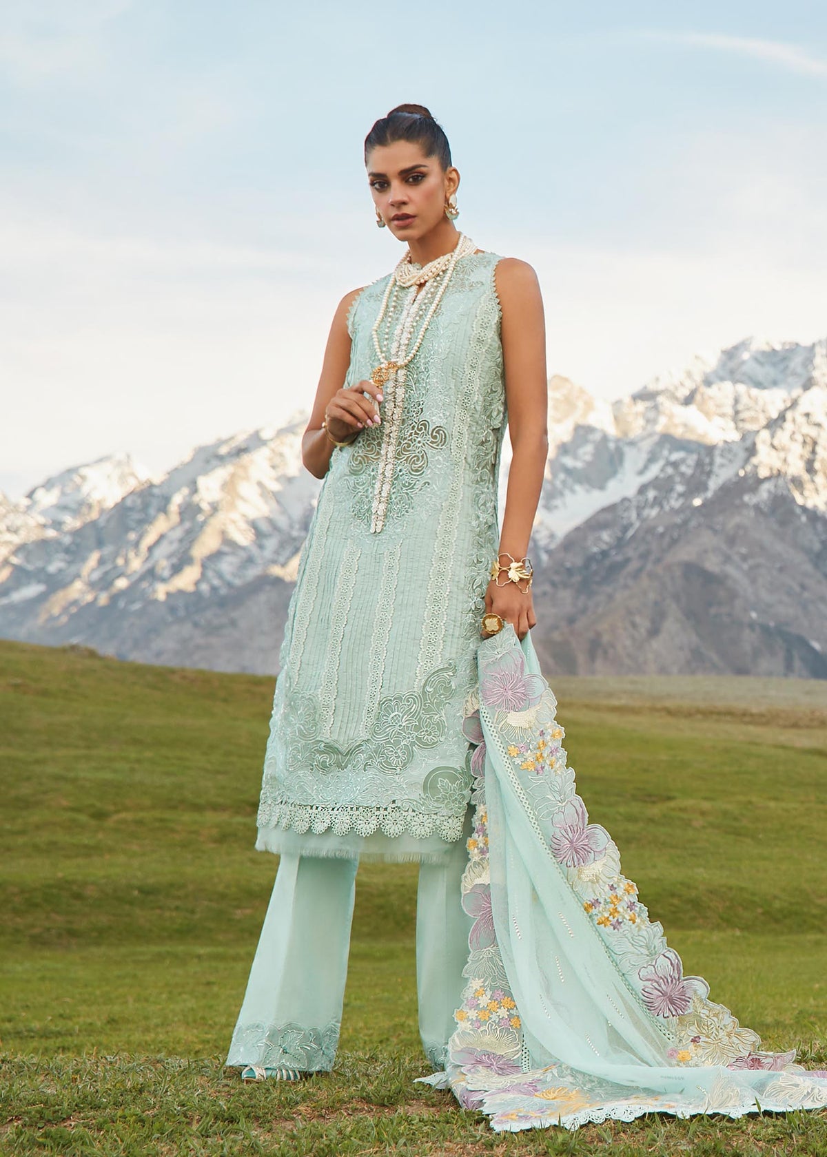 Pleated Perfection - D4 A - Eid Lawn 3P