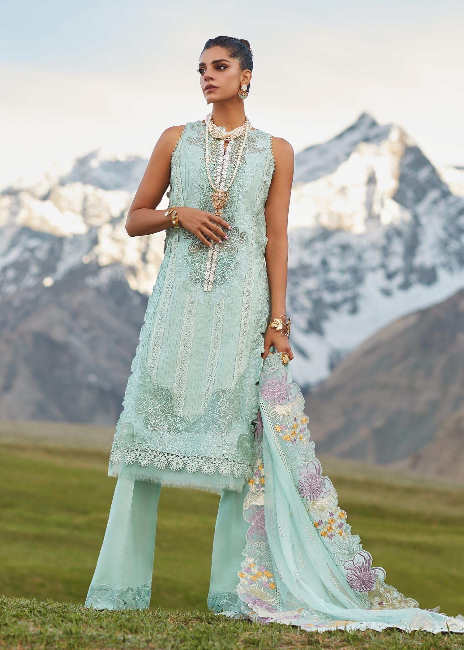 Pleated Perfection - D4 A - Eid Lawn 3P