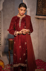 Velvoria | Hand-Embellished Velvet Stitched Suit