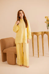 Summer Schiffli Embroidered Co-Ord - 1161