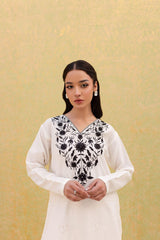 2PC Embroidered Dress-1068